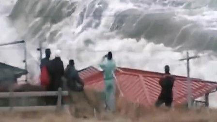 海啸视频,海啸震撼瞬间纪实