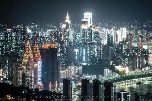 重庆夜景视频,璀璨山城，灯火辉煌的夜色画卷