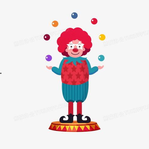 马戏团小丑表演视频,小丑的奇幻表演瞬间