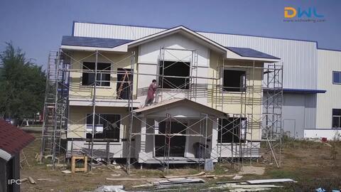 轻钢别墅安装视频,一步一图详解